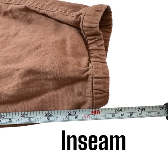 GAP Rib Jogger in Rust womens XL elastic drawstring waist comfy Athleisure crop - Picture 10 of 11